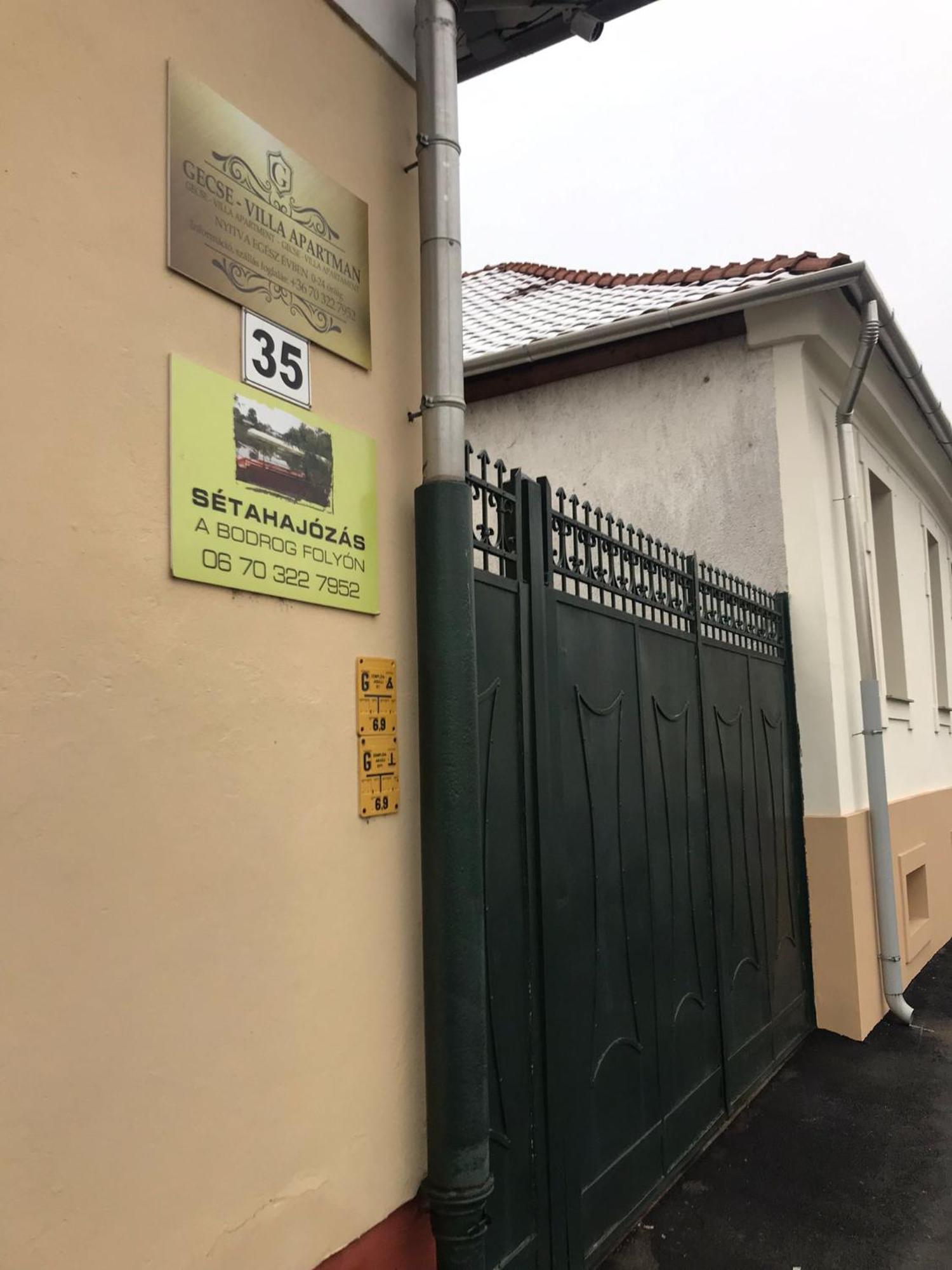 Gecse-Villa Sárospatak Esterno foto